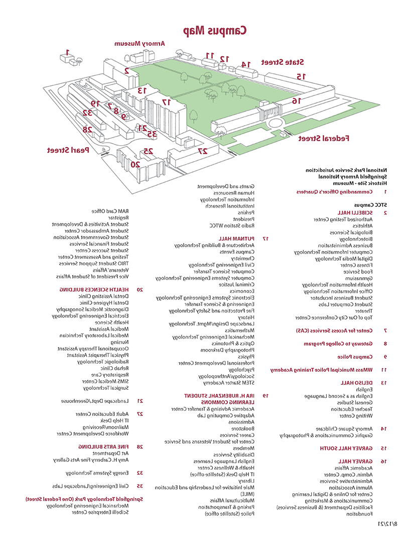 十大彩票平台 Campus Map